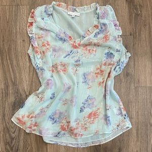 Gorgeous sparkly blue top